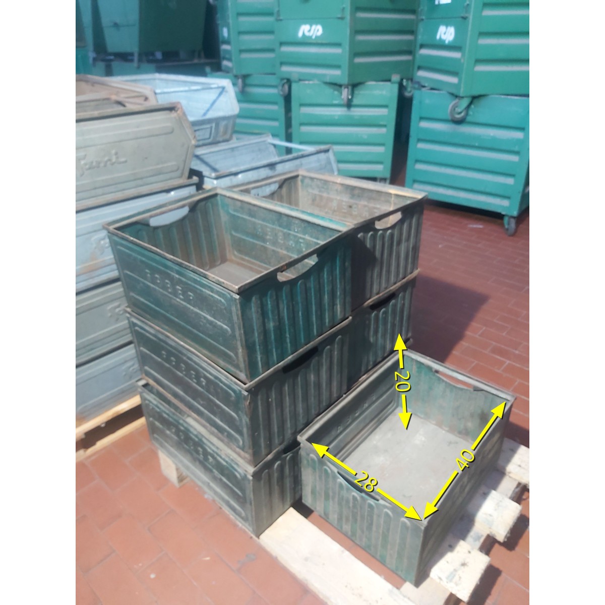 Casse in ferro 40 x 28 x H 20